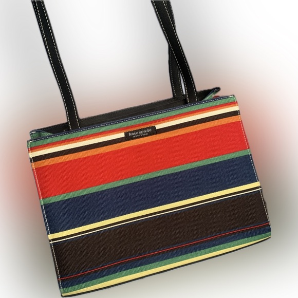 Imitation Kate Spade ♠️ colorful stripped classic colorful striped spring summer - Picture 4 of 7